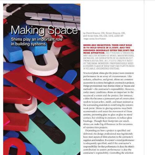 shims making space article