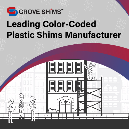 color coded plastic shims